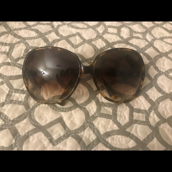 Preowned OLIVER PEOPLES 'Chelsea' Sunglasses In Tortoise